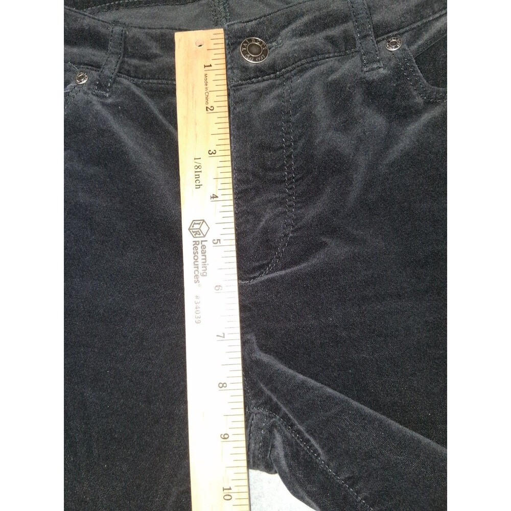 Talbots Flawless Five Pocket Straight Corduroy Pants Size 2 Black Quiet Luxury - Picture 9 of 14